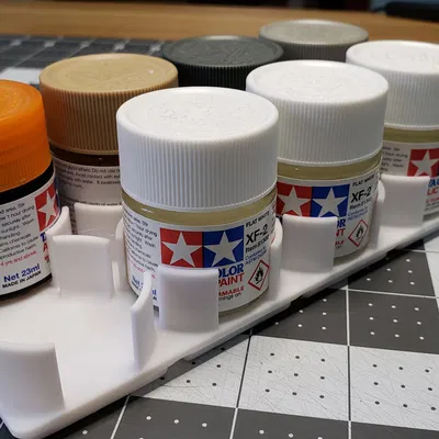 Giá đỡ chai sơn Tamiya 23ml kiểu Gridfinity