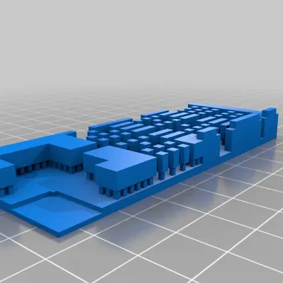 Bản đồ pixel thế giới Zelda 1 với các ô ghép kết hợp