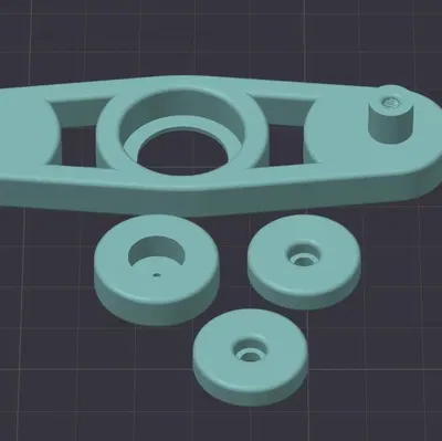 Công cụ xác định tâm cạnh 2" (50mm) với chèn thay thế