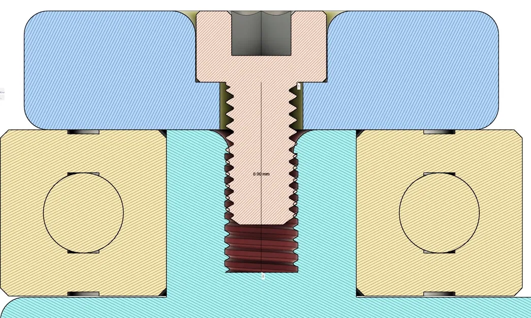 Công cụ xác định tâm cạnh 2" (50mm) với chèn thay thế - Image 4