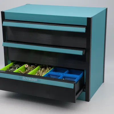 Hộp dụng cụ mini để bàn Gridfinity Remix mở rộng