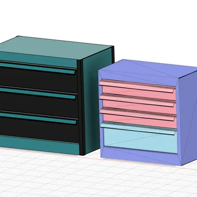 Hộp dụng cụ mini để bàn Gridfinity Remix mở rộng