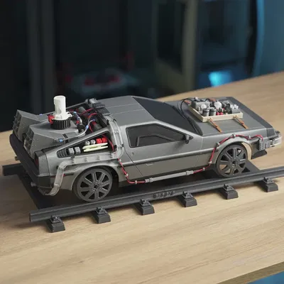 Bánh xe tàu cho DeLorean RC BTTF 1/10