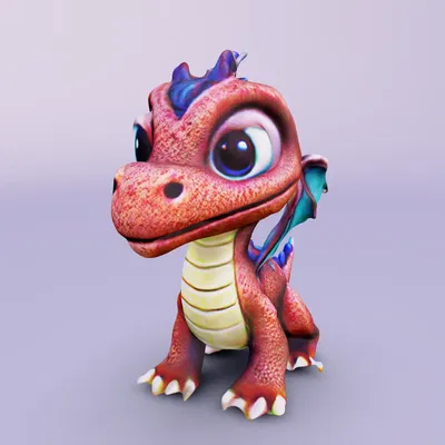 Rồng con dễ thương trong thế giới kỳ diệu