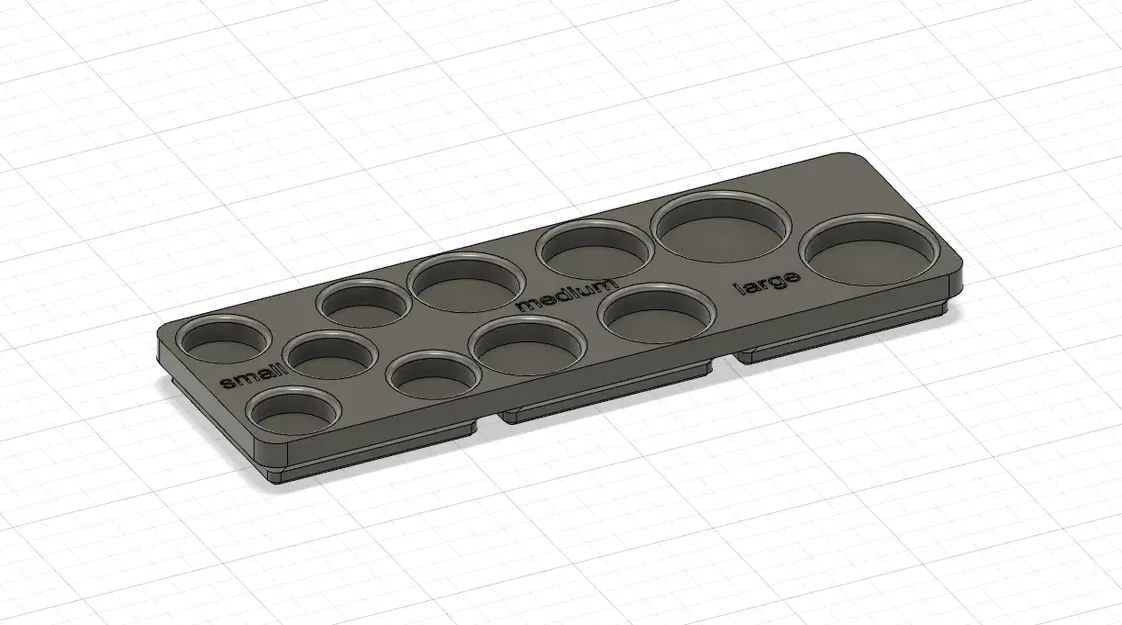 Giá đỡ cốc mực cho gridfinity dùng trong xăm mình - Image 1
