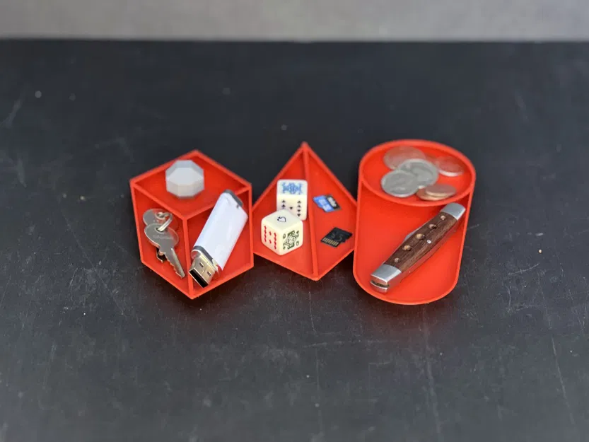 Khay đựng linh kiện nhỏ 3D ảo giác quang học - Image 2