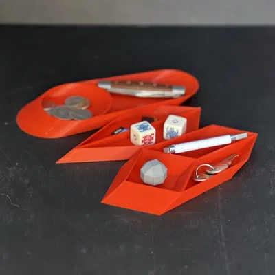 Khay đựng linh kiện nhỏ 3D ảo giác quang học