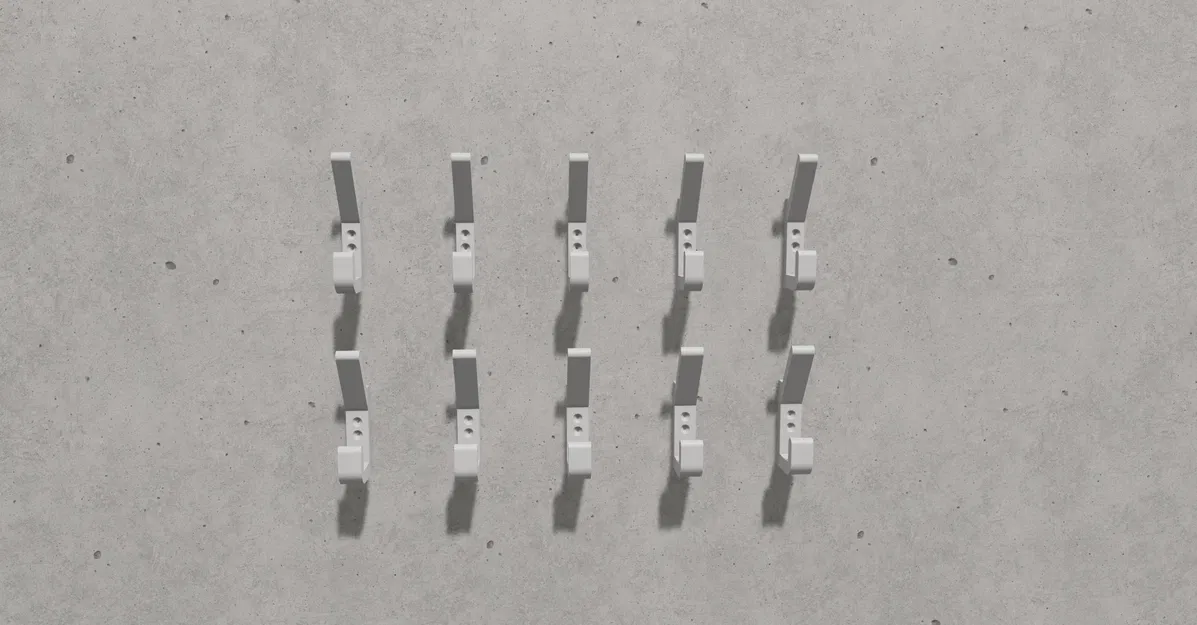 Móc treo áo và mũ treo tường đơn giản - Image 5