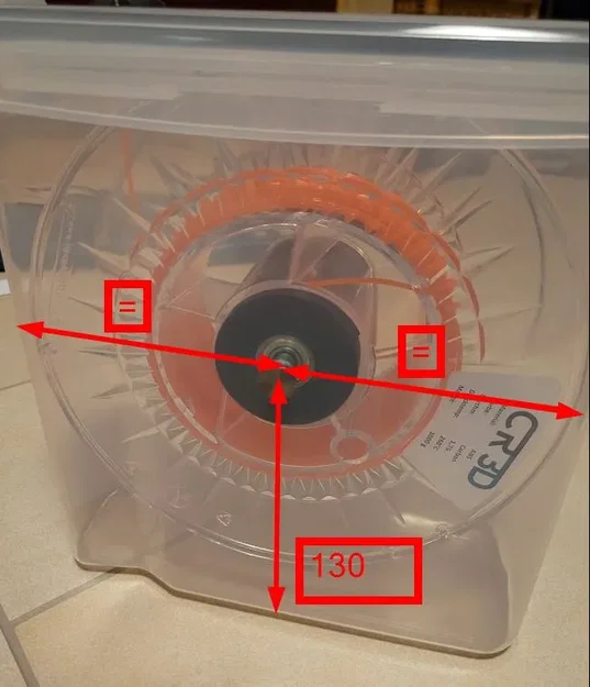 Giá đỡ cuộn filament cho hộp khô 4L - Image 1