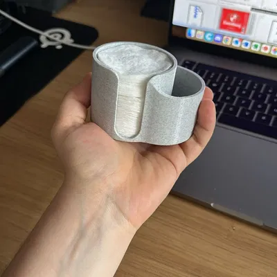 Giá đỡ bông tẩy trang và que tăm mini