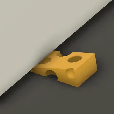 Cái chặn cửa hình phô mai hài hước