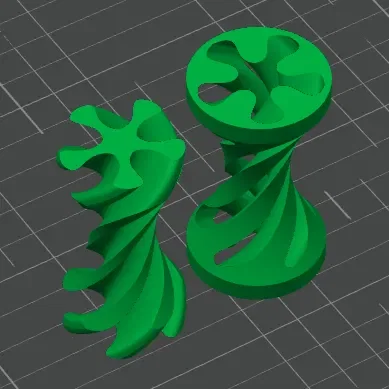 Mô hình đồ chơi xoáy không thể xuyên qua