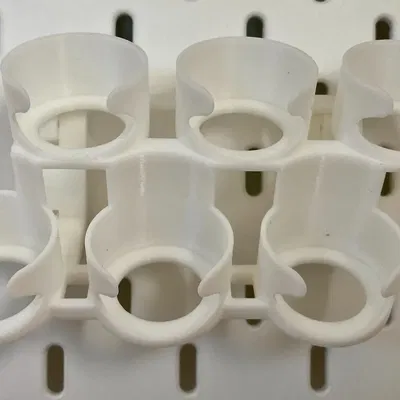 Giá đỡ chai sơn ngắn 32.6mm cho bảng ghim IKEA Skadis