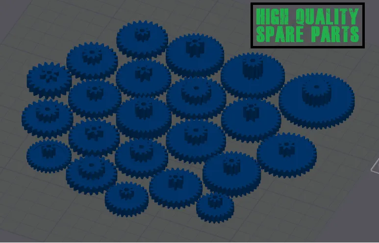 BỘ BÁNH RĂNG THAY THẾ CHI TIẾT CAO GỒM 22 MÓN - Image 1