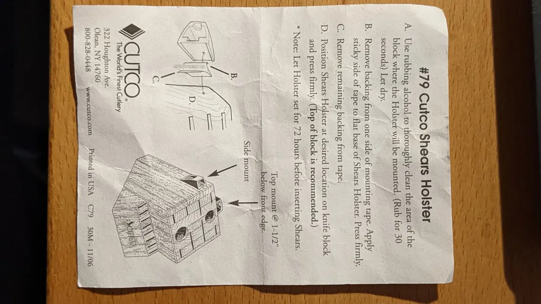 Giá đỡ kéo Cutco cho khối dao trong bếp - Image 3