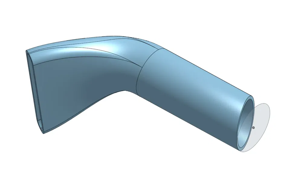 Bộ ống dẫn khí nghiêng cho máy thổi lá DeWalt DCV100 - Image 1