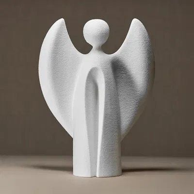 Tượng thiên thần hiện đại phong cách tối giản