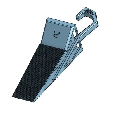 Chặn cửa có móc treo rời cho cửa cao