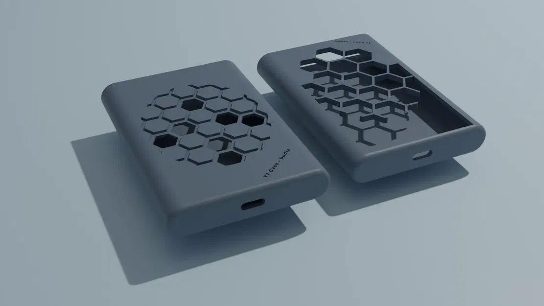 Vỏ bảo vệ cho SSD Samsung T7 với thiết kế tổ ong - Image 1