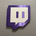 Nghệ thuật treo tường biểu tượng Twitch - Thumbnail 1