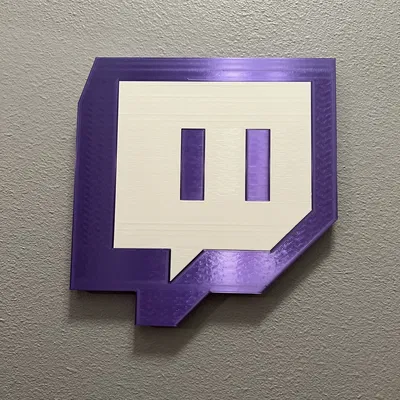 Nghệ thuật treo tường biểu tượng Twitch