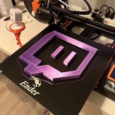 Nghệ thuật treo tường biểu tượng Twitch