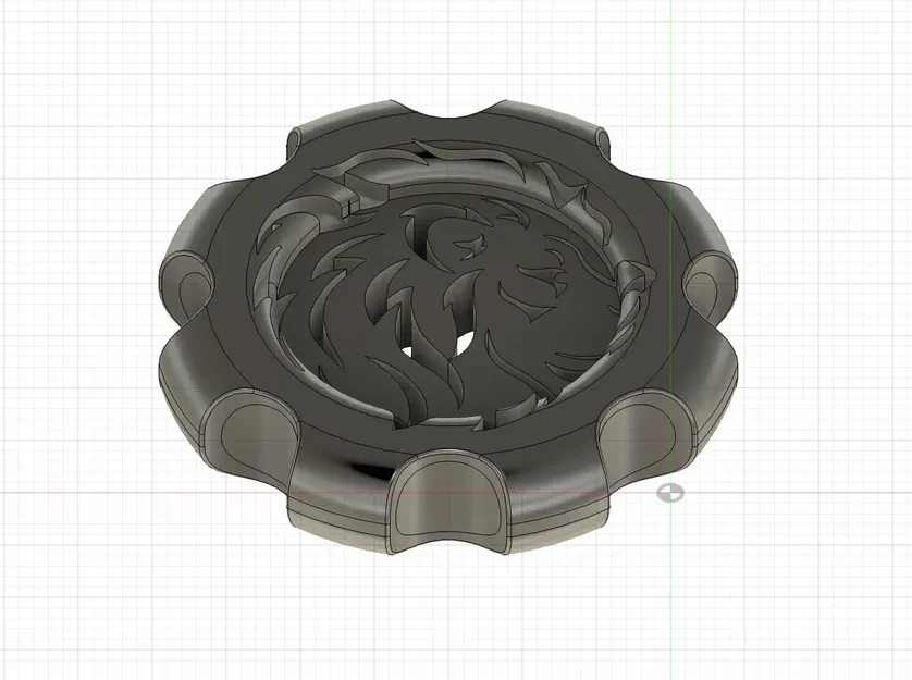 Mô hình con sư tử makercoin cho máy in 3D - Image 2