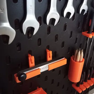 Giá đỡ thước đo cảm biến với móc đa năng | IKEA Skadis