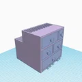 Giá đỡ dụng cụ sơn cho lọ sơn và cọ vẽ - Thumbnail 1