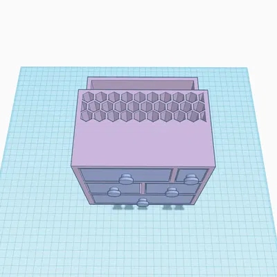 Giá đỡ dụng cụ sơn cho lọ sơn và cọ vẽ