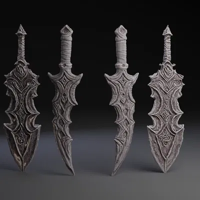 Hai lưỡi dao BL(AI)DS được tạo ra từ LumaAI