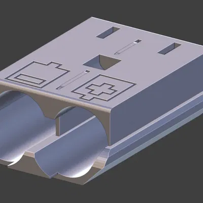 Vỏ pin thay thế cho tay cầm Xbox 360 sử dụng pin AA