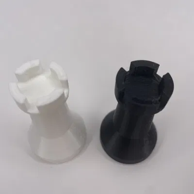 Xe cờ vua hình tháp cơ bản để in 3D