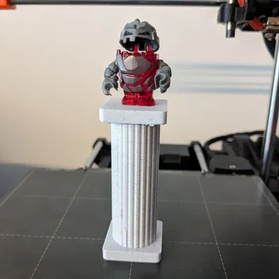 Cột đá cẩm thạch trang trí cho màn hình máy tính