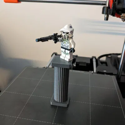 Cột đá cẩm thạch trang trí cho màn hình máy tính