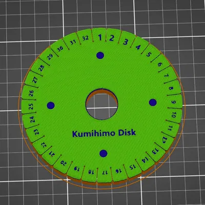 Đĩa bện hạt kumihimo cho vòng tay thủ công