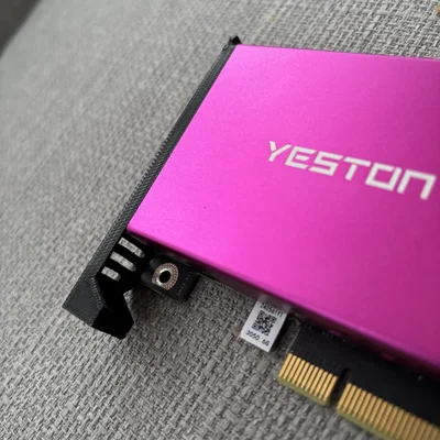 Giá đỡ tùy chỉnh cho card Yeston RTX 3050 trên Lenovo Tiny M90q