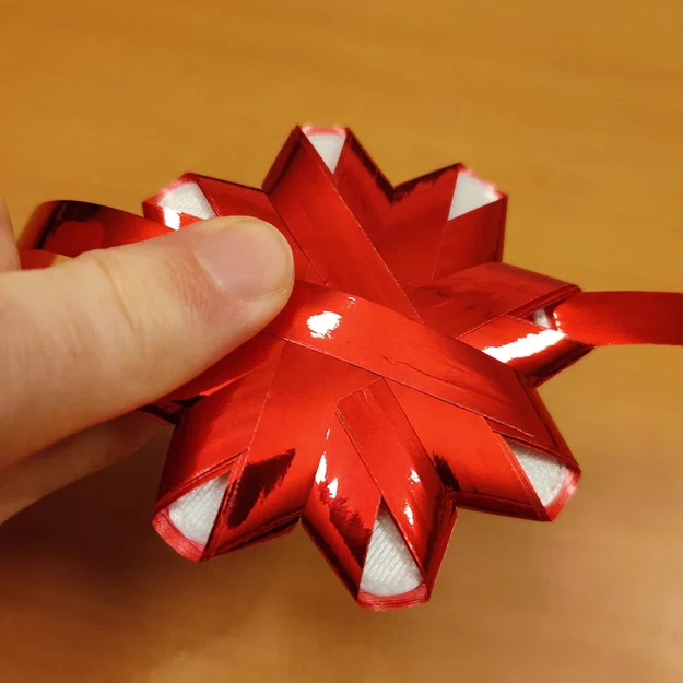 Máy làm nơ quà Giáng Sinh từ ruy băng 10mm - Image 10