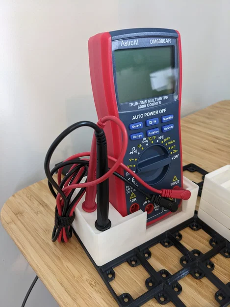 Giá đỡ đồng hồ vạn năng Gridfinity cho AstroAI DM6000AR - Image 1