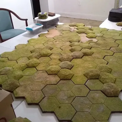 Gạch địa hình hình lục giác tương thích với hệ thống Kalli...