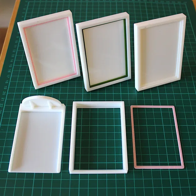 Giá đỡ thẻ ảnh Kpop & Pokemon với khung màu sắc - Image 3