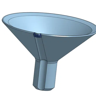 Bình nước có phễu và đường hầm khí gắn ba lô