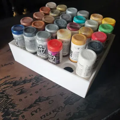 Hộp phân loại sơn mini cho kệ Ikea Alex