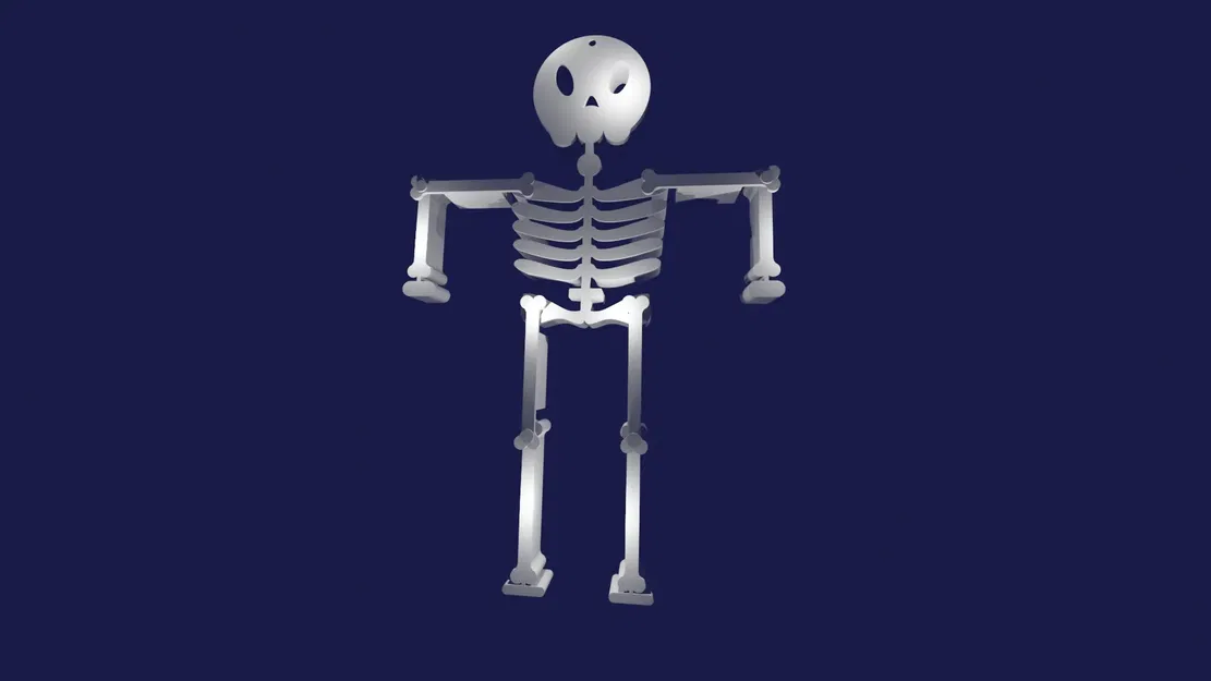 Khung xương lắc in tại chỗ cho Halloween - Image 1
