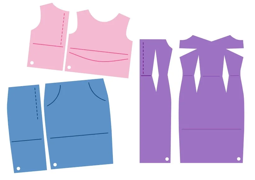 Mẫu quần áo cho búp bê 1/6 kích thước - Image 4