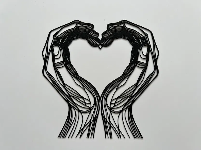 Nghệ thuật treo tường đôi tay yêu thương - Image 1