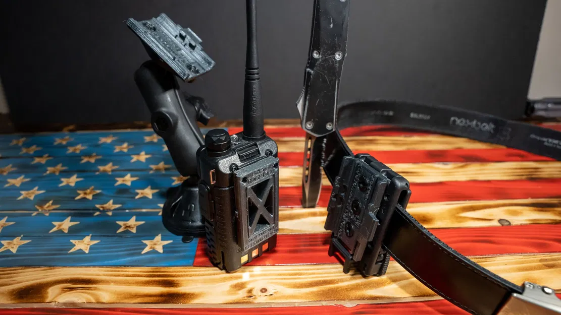 Giá đỡ radio Baofeng UV-5R cho MOLLE và Ram Mount - Image 13