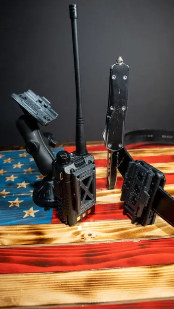 Giá đỡ radio Baofeng UV-5R cho MOLLE và Ram Mount - Image 14