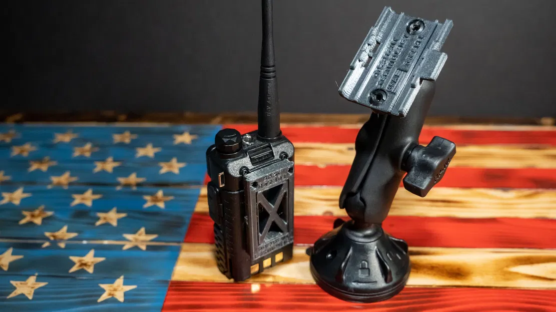 Giá đỡ radio Baofeng UV-5R cho MOLLE và Ram Mount - Image 15