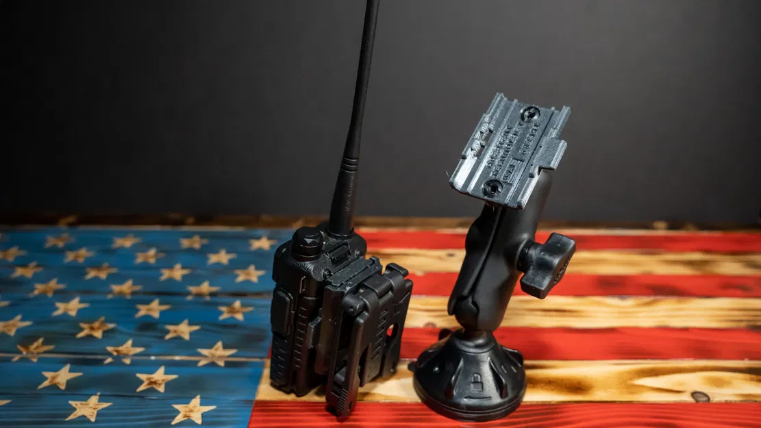 Giá đỡ radio Baofeng UV-5R cho MOLLE và Ram Mount - Image 16